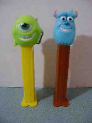 2 Monsters Inc Pez Dispensers Mike Wasowski & Sully
