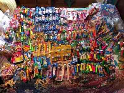 Pez Dispensers Lot Huge Over 250+ 1980s 1990s 2000s Rare