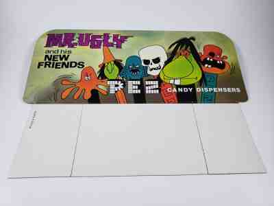 PEZ HARD TO FIND MR UGLY AND FRIENDS HEADER CARD HALLOWEEN BEAUTIFUL SHAPE