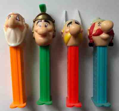 Pez ASTERIX Set of 4 - Muselix Centurion Asterix Obelix