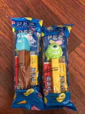 Disney Pixar MONSTERS INC. PEZ Dispenser Sully And Mike Monsters University