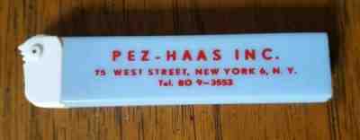 Vintage Regular Haas Inc New York Advertisement pez dispensers no feet  2.6 rare