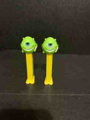 Monsters Inc Monsters University Mike Wazowski Pez Dispenser Lot Of 2 G8