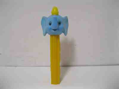 Vintage Pez Dumbo No Feet Austria 3.4 Yellow Body Blue Head Walt Disney