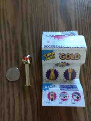 5 Surprise Mini Brands Super Rare *GOLD PEZ* Emoji Dispenser Brand New!
