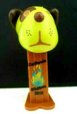 *NEW*RARE 2018 Mini Wild Fire Blue Flame BARKY Brown Pez -only 50- $3.99 US Ship