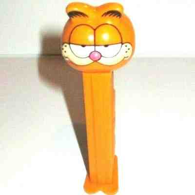 PEZ Dispenser Garfield with Feet Vintage 1978 Orange Collectible Working Cond