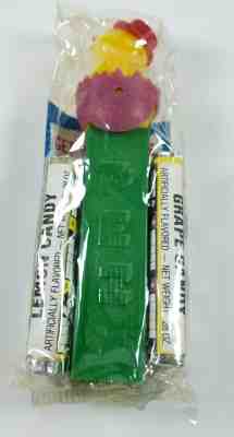 PEZ  Easter Chick in Egg Purple Soft Shell Mint in a Crisp Clean Cello