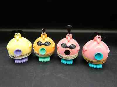 1987 vintage Topps PLUGGO candy container figure toy set SEALED Rare LOT unusual