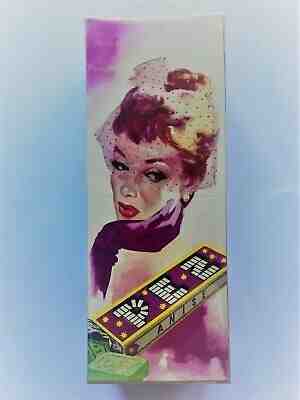 RARE PEZ CANDY DISPLAY BOX GREAT CONDITION CONTAINS 50 PACKS OF ANISE 1940'S/50S