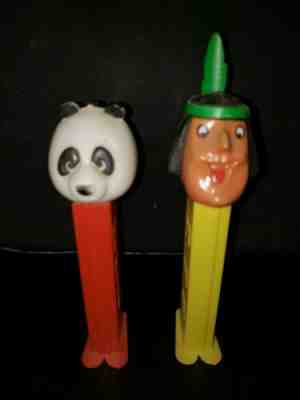  2 pez - 3.9-  merry melody maker, whistles - thin feet - Panda & Indian