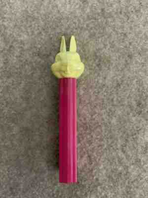 Vintage 1950s Easter Bunny Pez  No Feet  2.6 Dark Pink Stem RARE Austria