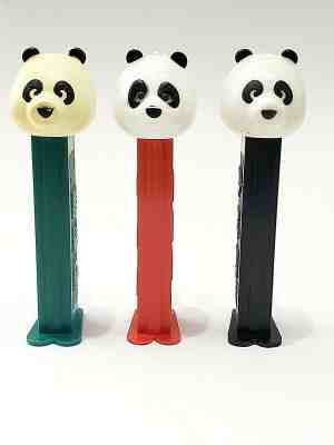 PEZ PEZ PEZ!!! MERRY MUSIC MAKERS - SET OF 3 PANDAS