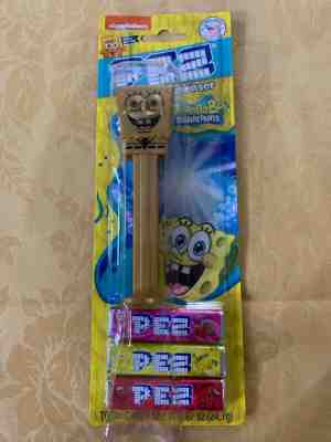 Limited Edition Gold Spongebob Square Pants Pez Dispenser