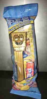 Golden SpongeBob Squarepants Limited Edition Pez Dispenser