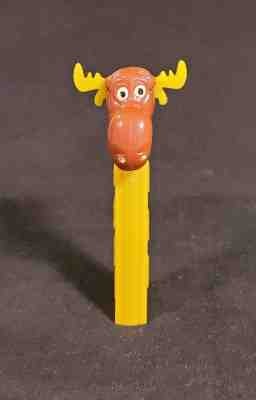 VNTG Pez Bullwinkle Vintage No Feet Spring Works (W23)