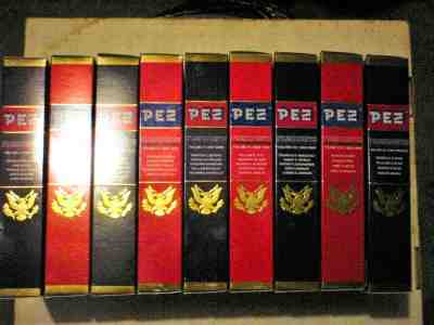 Complete Set Volume1-9 Pez Presidents