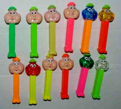 % VINTAGE THE BUBBLE GUM BOY PEZ COLLECTION LOT-17