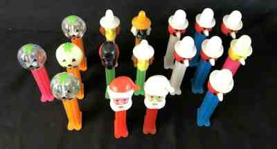 Pez Misfit Collection!!  Neon, Crystal, 17 Total!