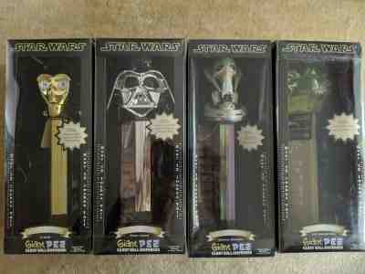 Pez - Giant Pez Limited Edition Star Wars FULL SET - ALL 4 BRAND NEW