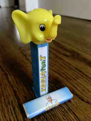 Zinnafant Promo Pez Dispenser Complete with Zinnat Roll Candy Extremely Rare