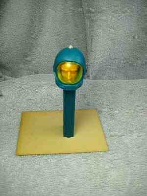 Vintage Rare Astronaut Spaceman PEZ Dispenser with Helmet Blue Made in Austria