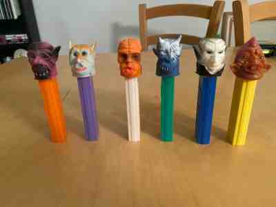 Vintage Pez Eerie Spectres Soft Head All 6 1978-1979