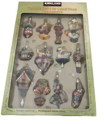 Kirkland Signature Twelve 12 Days Of Christmas Ornaments