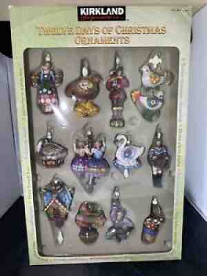 Kirkland Signature Twelve 12 Days Of Christmas Ornaments