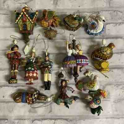 Kirkland Signature Twelve 12 Days Of Christmas Ornaments Retired