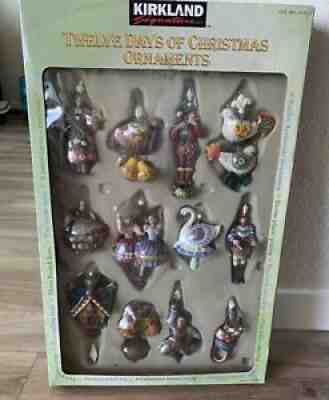 Kirkland Signature Twelve 12 Days Of Christmas Ornaments