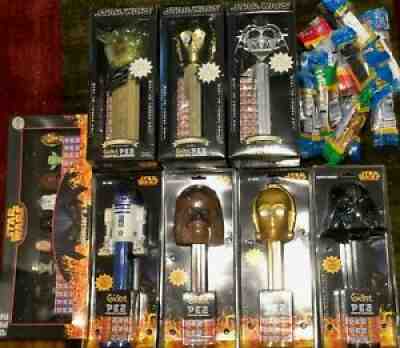 Star Wars Pez Dispensers 12" Limited Editions & Standard Editions, 29 in all.