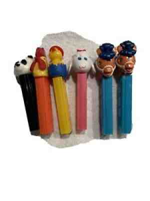 Lot Of 6 Pez Dispensers - Birds And Animals