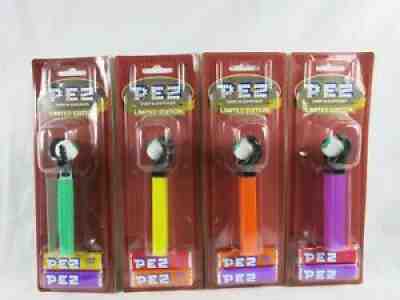 PEZ Psychedelic 4 Black Hand Green Eye Multi Stem Colors Ver B No Feet Hungary