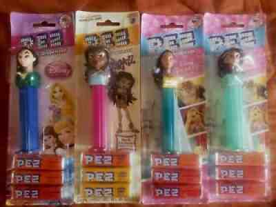 PEZ Rare African American Women of Color BLM Bratz Sasha Mulan Jasmin Pocahontas