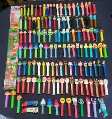 HUGE LOT! 134 Pez DispensersToy Candy - Disney Star Wars Marvel Paw Patrol +