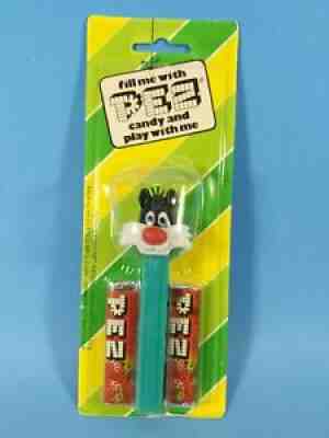 Vintage Pez - Sylvester - Made In Hong Kong - No Feet - In Package