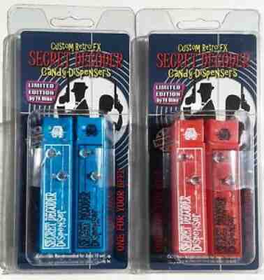 Custom Retro Classic FX Secret Decoder Pez Dispenser Set of 8 - In Stock!