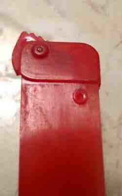 1952 MOST RARE PEZ ALL RED COLOR REGULAR BOX TRADEMARK WITH LOCKING CAP