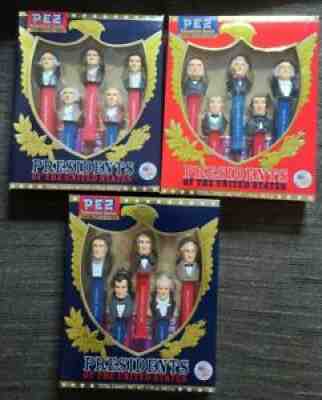 Pez Presidents Dispenser All 9 Volumes