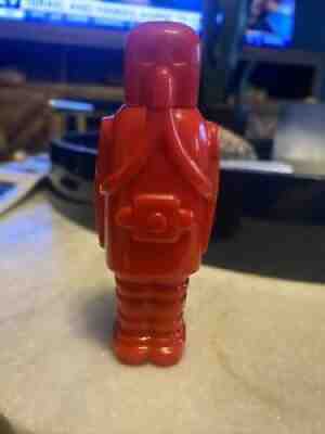 Vintage 1950â??s Original Pez Dispenser Space Trooper Robot Red Full Body RARE