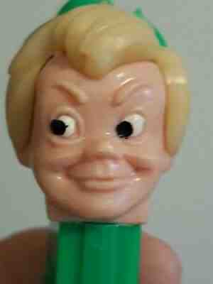 Vintage RARE Pez Peter Pan W/Hat & BLOND Hair! No Feet. A Must For The Serious