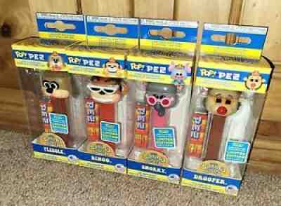 TOTALLY BANANAS & COMPLETE Set of ALL FOUR SDCC 2019 Pop! Pez Banana Splits MIB