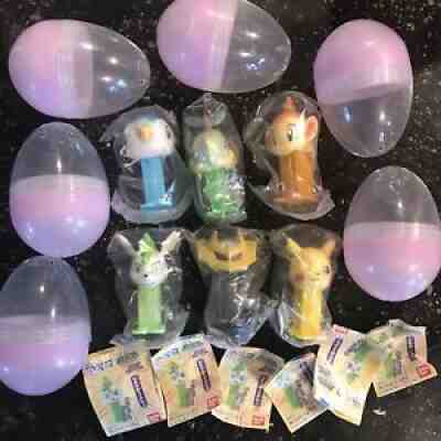 PEZ MINI POKEMON #6 Set of 6 2008 NEW Rare 