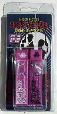 Custom Retro Classic FX Secret Decoder Pez Dispenser 2 Pack - PURPLE In Stock!