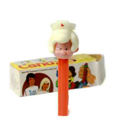 Rare And Collectible Pez Dispensers : Nurse Orange Stem Value