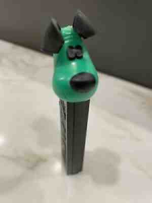 * RARE * Pez Yappy Dog Green head Black Stem Body No Feet, Austria Vintage, 3.41