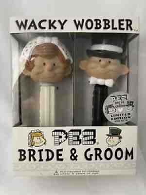 PEZ Wacky Wobbler Bride & Groom Limited Edition of 5000 - Open Box