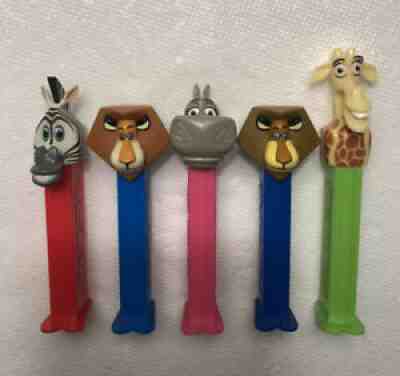 PEZ Dispenser Madagascar Gloria Hippo Marty Zebra Alex Lion Melman Giraffe