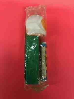 PEZ Vintage ASTRONAUT Spaceman GREEN Stem 1978 Unused in WRAPPER with Candy!